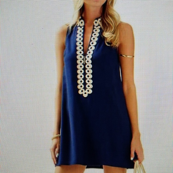 Lily Pulitzer Jane‎ Shift Dress Coastal Cruisewear Nautical Shopping NEW Women 4 - Picture 10 of 11